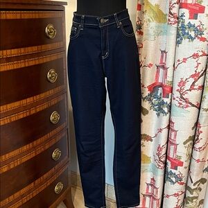 Michael Kors Izzy Skinny Leg Jeans Dark Navy Size 10